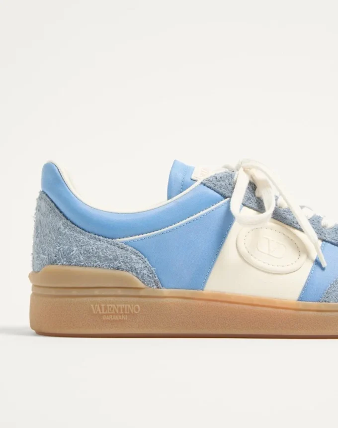 Upvillage Low Top Sneaker aus Crust-Leder und Nylon Upvillage Low Top Sneaker aus Crust-Leder und Nylon