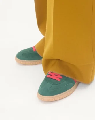 Upvillage Low Top Sneaker aus Spaltleder und Kalbsnappaleder Upvillage Low Top Sneaker aus Spaltleder und Kalbsnappaleder