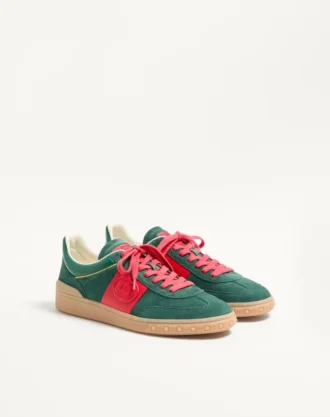 Upvillage Low Top Sneaker aus Spaltleder und Kalbsnappaleder Upvillage Low Top Sneaker aus Spaltleder und Kalbsnappaleder