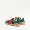 Upvillage Low Top Sneaker aus Spaltleder und Kalbsnappaleder Upvillage Low Top Sneaker aus Spaltleder und Kalbsnappaleder