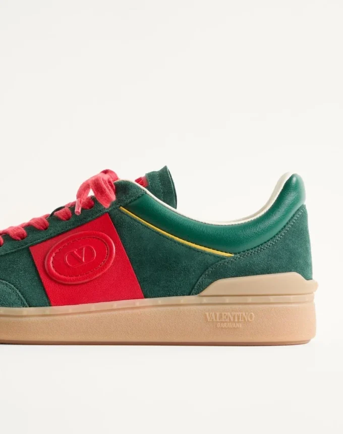 Upvillage Low Top Sneaker aus Spaltleder und Kalbsnappaleder Upvillage Low Top Sneaker aus Spaltleder und Kalbsnappaleder