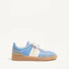 Upvillage Sneaker aus Spaltleder mit Band aus Nappakalbsleder Upvillage Sneaker aus Spaltleder mit Band aus Nappakalbsleder