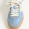 Upvillage Sneaker aus Spaltleder mit Band aus Nappakalbsleder Upvillage Sneaker aus Spaltleder mit Band aus Nappakalbsleder