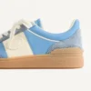 Upvillage Sneaker aus Spaltleder mit Band aus Nappakalbsleder Upvillage Sneaker aus Spaltleder mit Band aus Nappakalbsleder