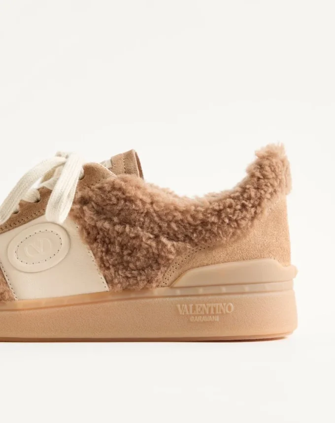 Upvillage Sneaker aus Wolle und Crust-Leder Upvillage Sneaker aus Wolle und Crust-Leder