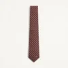 Valentie Jacquard-Baumwollkrawatte mit Kammermuster und VLogo-Signaturdetail Valentie Jacquard-Baumwollkrawatte mit Kammermuster und VLogo-Signaturdetail