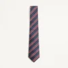 Valentie Jacquard-Seidenkrawatte im Regimental-Stil