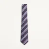 Valentie Jacquard-Seidenkrawatte im Regimental-Stil Valentie Jacquard-Seidenkrawatte im Regimental-Stil