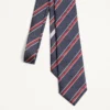 Valentie Jacquard-Seidenkrawatte im Regimental-Stil