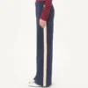 Valentino Acetat-Hose mit VLogo-Patch Valentino Acetat-Hose mit VLogo-Patch