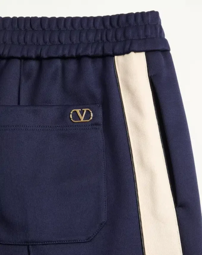 Valentino Acetat-Hose mit VLogo-Patch Valentino Acetat-Hose mit VLogo-Patch