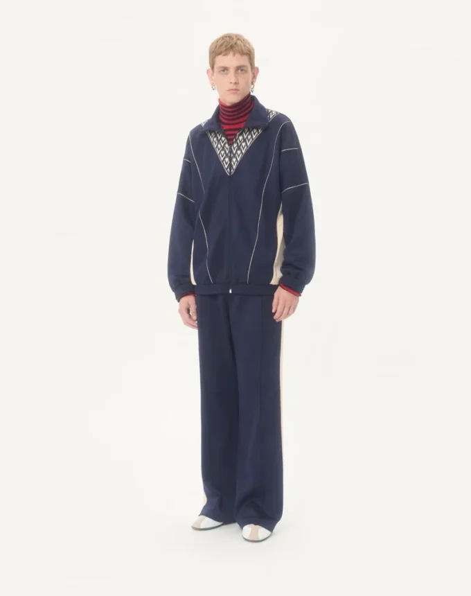 Valentino Acetat-Hose mit VLogo-Patch Valentino Acetat-Hose mit VLogo-Patch