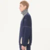 Valentino Acetat-Sweatshirt mit Reißverschluss und eingearbeitetem „Toute La V”-Print Valentino Acetat-Sweatshirt mit Reißverschluss und eingearbeitetem „Toute La V”-Print