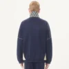 Valentino Acetat-Sweatshirt mit Reißverschluss und eingearbeitetem „Toute La V”-Print Valentino Acetat-Sweatshirt mit Reißverschluss und eingearbeitetem „Toute La V”-Print