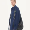 Valentino Baumwoll-Gabardine-Hemdjacke mit VGold Valentino Baumwoll-Gabardine-Hemdjacke mit VGold