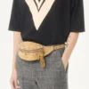 Valentino Baumwoll-Polo mit eingearbeitetem V und gesticktem Panther-Aufnäher Valentino Baumwoll-Polo mit eingearbeitetem V und gesticktem Panther-Aufnäher