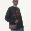 Valentino Baumwoll-Sweatshirt mit Rundhalsausschnitt und „Made In Valentino”-Print Valentino Baumwoll-Sweatshirt mit Rundhalsausschnitt und „Made In Valentino”-Print