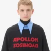 Valentino Baumwoll-T-Shirt mit Apollon/Dyonisos-Print Valentino Baumwoll-T-Shirt mit Apollon/Dyonisos-Print