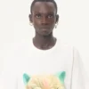 Valentino Baumwoll-T-Shirt mit Le Chat De La Maison-Print Valentino Baumwoll-T-Shirt mit Le Chat De La Maison-Print