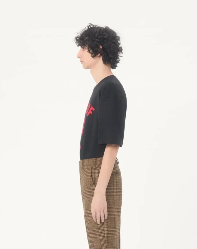 Valentino Baumwoll-T-Shirt mit Panther-Print Valentino Baumwoll-T-Shirt mit Panther-Print