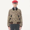 Valentino Bomberjacke aus drapierter Wolle mit VGold auf den Seitentaschen Valentino Bomberjacke aus drapierter Wolle mit VGold auf den Seitentaschen