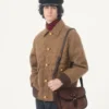 Valentino Bomberjacke aus Wolle mit Hahnentrittmuster Valentino Bomberjacke aus Wolle mit Hahnentrittmuster