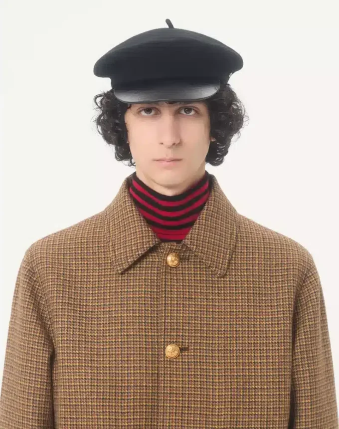 Valentino Bomberjacke aus Wolle mit Hahnentrittmuster Valentino Bomberjacke aus Wolle mit Hahnentrittmuster