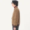 Valentino Bomberjacke aus Wolle mit Hahnentrittmuster Valentino Bomberjacke aus Wolle mit Hahnentrittmuster