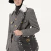 Valentino Boutonné-Safarijacke aus Wolle mit Gürtel Valentino Boutonné-Safarijacke aus Wolle mit Gürtel