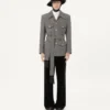 Valentino Boutonné-Safarijacke aus Wolle mit Gürtel Valentino Boutonné-Safarijacke aus Wolle mit Gürtel