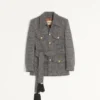 Valentino Boutonné-Safarijacke aus Wolle mit Gürtel Valentino Boutonné-Safarijacke aus Wolle mit Gürtel