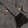 Valentino Boutonné-Safarijacke aus Wolle mit Gürtel Valentino Boutonné-Safarijacke aus Wolle mit Gürtel