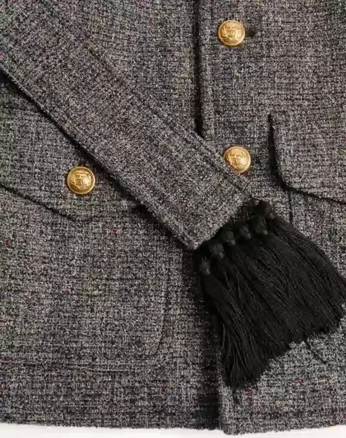 Valentino Boutonné-Safarijacke aus Wolle mit Gürtel Valentino Boutonné-Safarijacke aus Wolle mit Gürtel