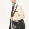 Valentino Einreihige Jacke aus Wollgabardine Valentino Einreihige Jacke aus Wollgabardine