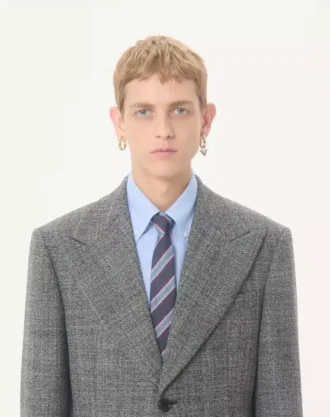 Valentino Einreihige Mouliné-Wolljacke