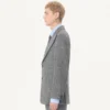 Valentino Einreihige Mouliné-Wolljacke Valentino Einreihige Mouliné-Wolljacke