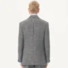 Valentino Einreihige Mouliné-Wolljacke Valentino Einreihige Mouliné-Wolljacke