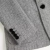 Valentino Einreihige Wolljacke mit Chevron-Muster Valentino Einreihige Wolljacke mit Chevron-Muster