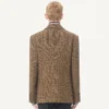 Valentino Einreihige Wolljacke mit Glencheck-Muster Valentino Einreihige Wolljacke mit Glencheck-Muster