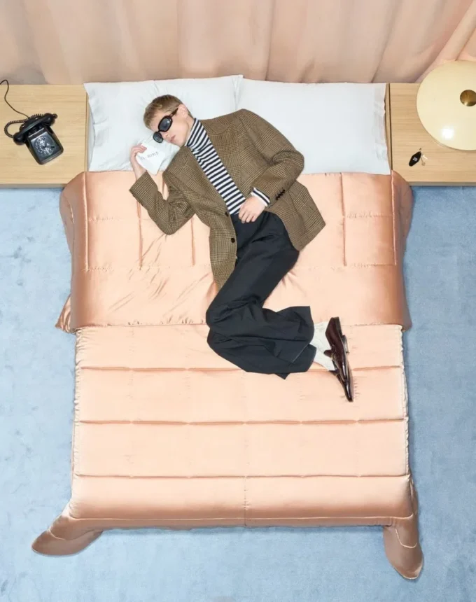 Valentino Einreihige Wolljacke mit Glencheck-Muster Valentino Einreihige Wolljacke mit Glencheck-Muster