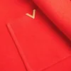 Valentino Einreihiger Mantel aus Woll-Drapé Valentino Einreihiger Mantel aus Woll-Drapé