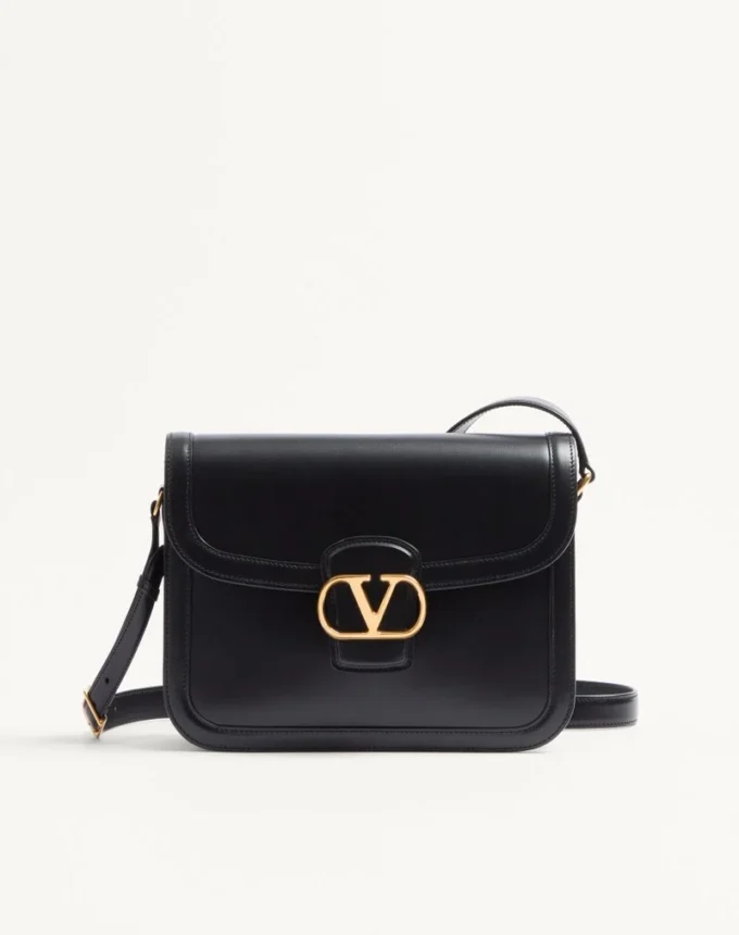 Valentino Garavani 9To5 Schultertasche aus glattem Kalbsleder Valentino Garavani 9To5 Schultertasche aus glattem Kalbsleder