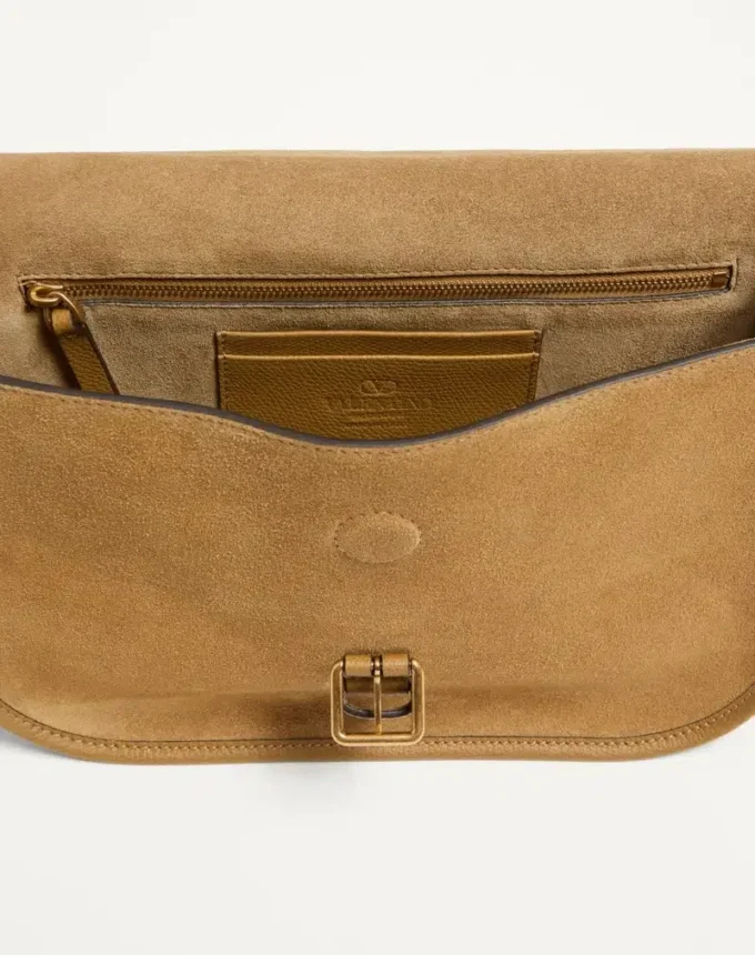Valentino Garavani Antibes Schultertasche aus Wildleder Valentino Garavani Antibes Schultertasche aus Wildleder