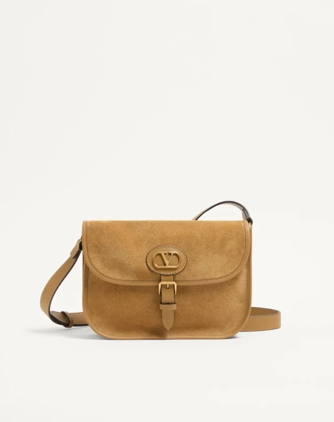 Valentino Garavani Antibes Schultertasche aus Wildleder Valentino Garavani Antibes Schultertasche aus Wildleder