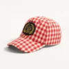 Valentino Garavani Baseballkappe aus Baumwolle und Wolle mit Aufnäher Valentino Garavani Baseballkappe aus Baumwolle und Wolle mit Aufnäher