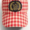 Valentino Garavani Baseballkappe aus Baumwolle und Wolle mit Aufnäher Valentino Garavani Baseballkappe aus Baumwolle und Wolle mit Aufnäher