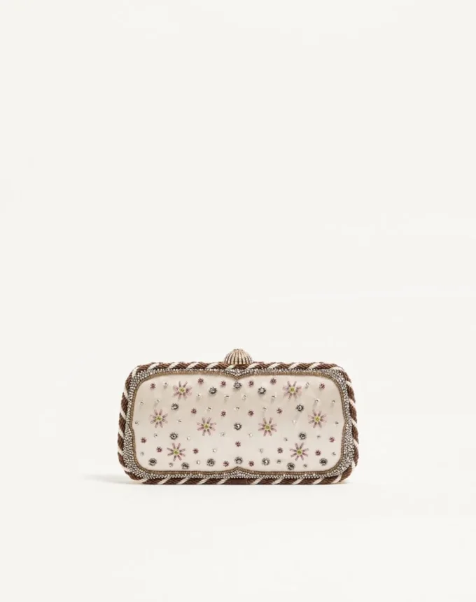 Valentino Garavani Carry Secrets Bestickte Minaudiere Valentino Garavani Carry Secrets Bestickte Minaudiere