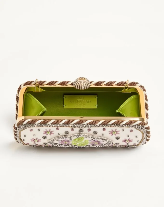 Valentino Garavani Carry Secrets Bestickte Minaudiere Valentino Garavani Carry Secrets Bestickte Minaudiere
