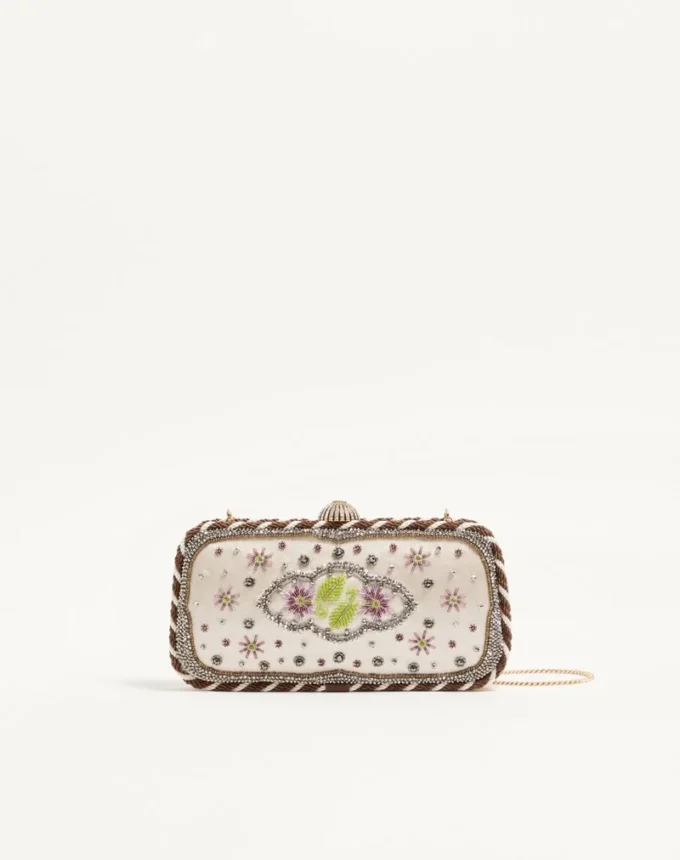 Valentino Garavani Carry Secrets Bestickte Minaudiere Valentino Garavani Carry Secrets Bestickte Minaudiere