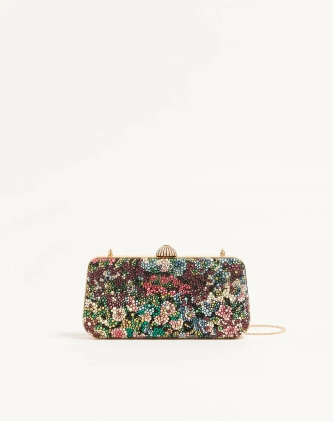 Valentino Garavani Carry Secrets Minaudiere mit Apres L’Hiver Strassmotiv Valentino Garavani Carry Secrets Minaudiere mit Apres L’Hiver Strassmotiv